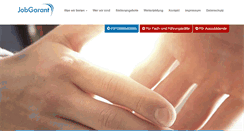 Desktop Screenshot of jobgarant-online.de